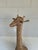 Stylish Tall Handwoven Giraffe Sculpture. Warm tan/beige tones. Intricate braided texture. Tall , slender silhouette,...