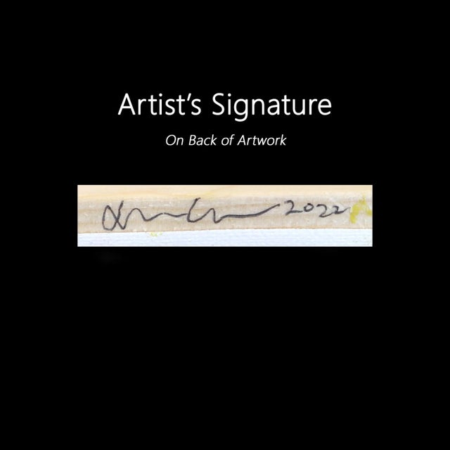 Miss Priss Palms 5 - Colorful Abstract Figurative Portrait Painting Original Artwork by Lindsey McCord For Sale - Image 9 of 9