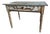 Antique French Solid Wood Table With Original Zinc Top For Sale