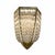 Vintage French Art Deco Wall Lamps in Gilded Bronze and Crystal, 1920, Set of 4 For Sale - Image 3 of 8