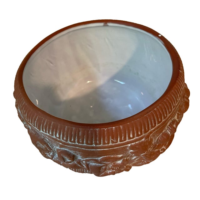 Vintage Terra Cotta Cherub Planter For Sale - Image 4 of 6