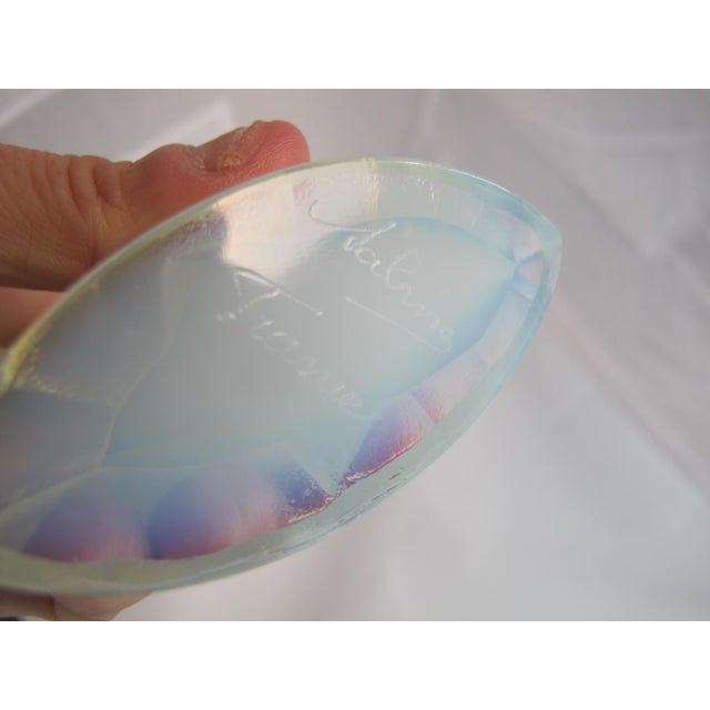 Sabino France Fish Poisson Chabot Opalescent Blue Art Glass Figurine Sculpture For Sale In Portland, OR - Image 6 of 11