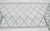 1980s 1980s Hollywood Regency Nickel-Plated Lattice Coffee Table With Glass Top For Sale - Image 5 of 5