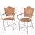 Wood Wicker and Iron Armchairs , 1970s, Set of 2 For Sale - Image 7 of 7