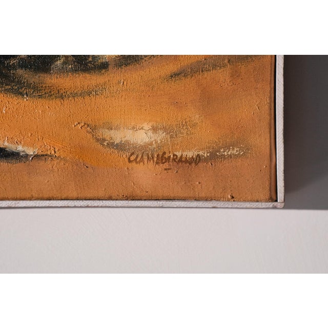 Mid 20th Century Roger Clamagirand, Sunset, 1950s, Oil Painting on Canvas, Framed For Sale - Image 5 of 10