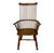 English Windsor chair, circa 1820 (19th century), made of oak, with a high, curved backrest featuring multiple thin...
