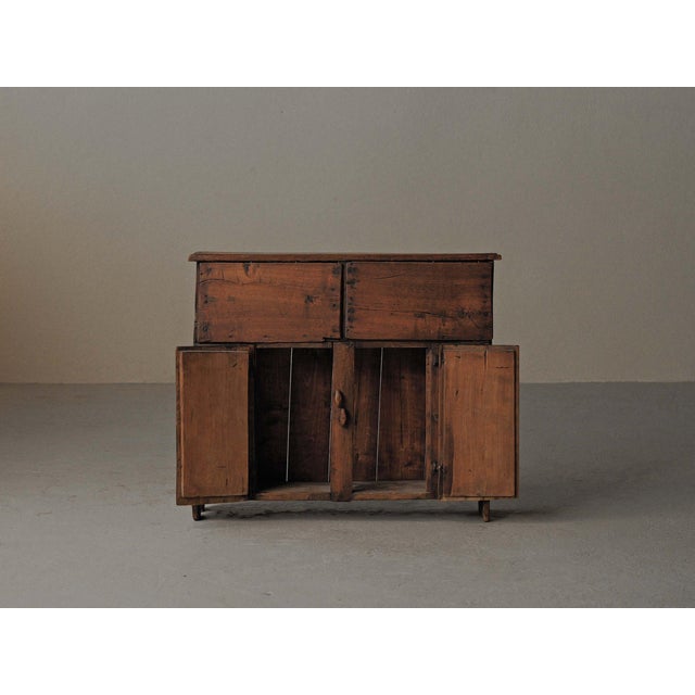 Primitive Mountain Cabinet in Wood, Spain, Early 20th Century For Sale - Image 15 of 18