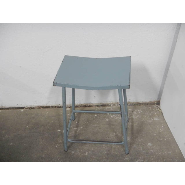 Gray Iron Stool, 1970 For Sale - Image 4 of 13