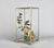 Mid-Century Modern Vintage Centerpiece Real Monarch Butterflies Taxidermy in the Glass Curio Cabinet Case For Sale - Image 3 of 8