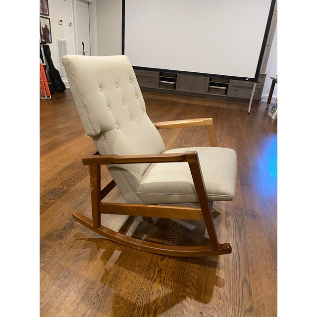 Jen Risom Rocker in Walnut For Sale - Image 10 of 10