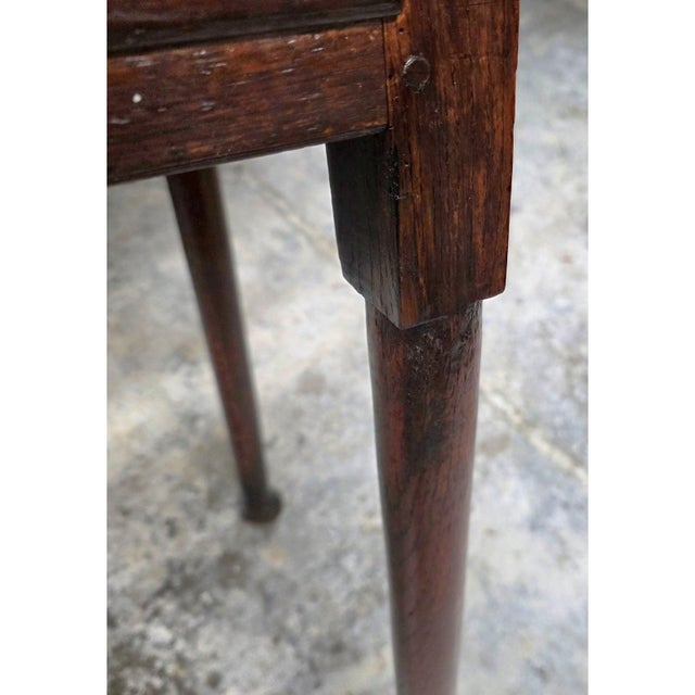 Antique 18th Century Oak Lowboy For Sale - Image 9 of 16