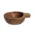 Old Teak Nepal Bowl For Sale - Image 4 of 4