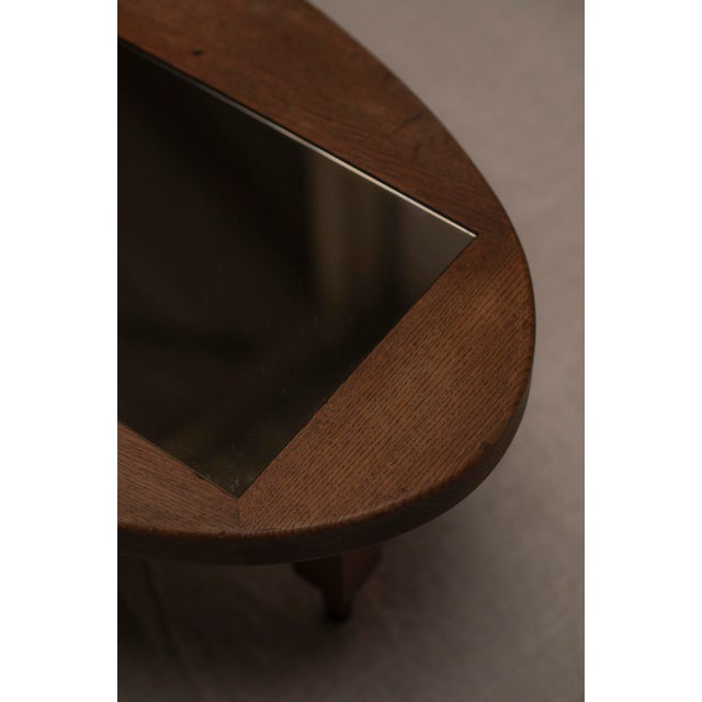 French Brutalist Coffee Table by Guillerme & Chambron, 1960s For Sale - Image 9 of 12
