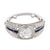 Art Deco 1920s Art Deco Gia 1.06 Carat Rose Cut Diamond Onyx Platinum Engagement Ring, Size 4.25 For Sale - Image 3 of 8