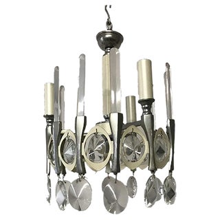 Mid-Century Italian Chandelier by Gaetano Sciolari For Sale
