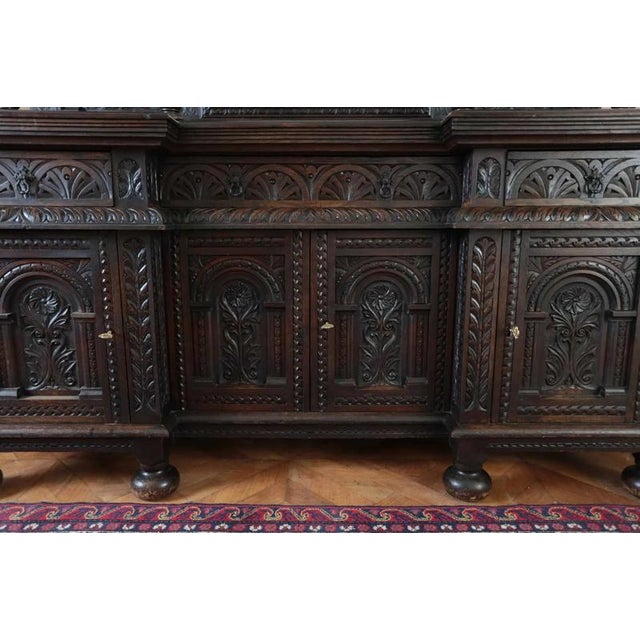 Antique Victorian Sideboard from Edwards & Roberts For Sale - Image 9 of 10