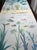 Hand-Painted Chinoiserie Landscape Wallpaper on Gradient Xuan Paper – Coastal Botanical & Tropical Garden, Set of 3 For Sale - Image 4 of 4