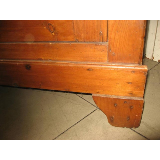 Antique Corner Cabinet in Fir, 1890s For Sale - Image 10 of 18