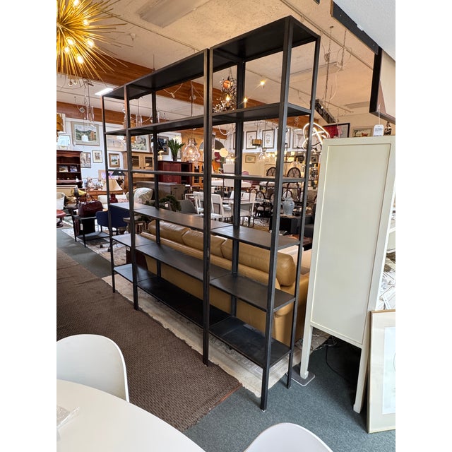 Metal Industrial Metal Shelving Unit For Sale - Image 7 of 12