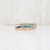 Blue 6.5cts Blue Zircon Solitaire Ring: Solid 14k Gold, Emerald Cut, Size 6.75 For Sale - Image 8 of 9