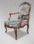 19th Century Louis XV French Fauteuil Armchairs, 1860s, Set of 4 For Sale - Image 4 of 15