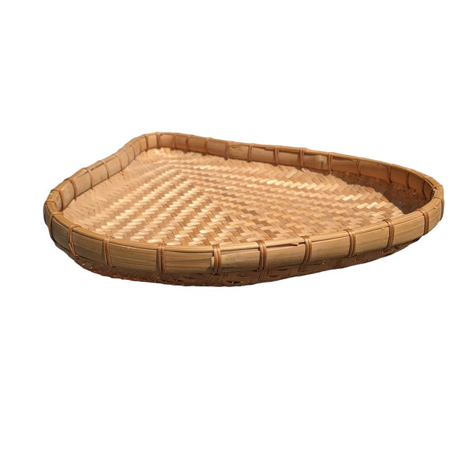 Vintage Gourd Shaped Winnowing Basket For Sale - Image 4 of 11