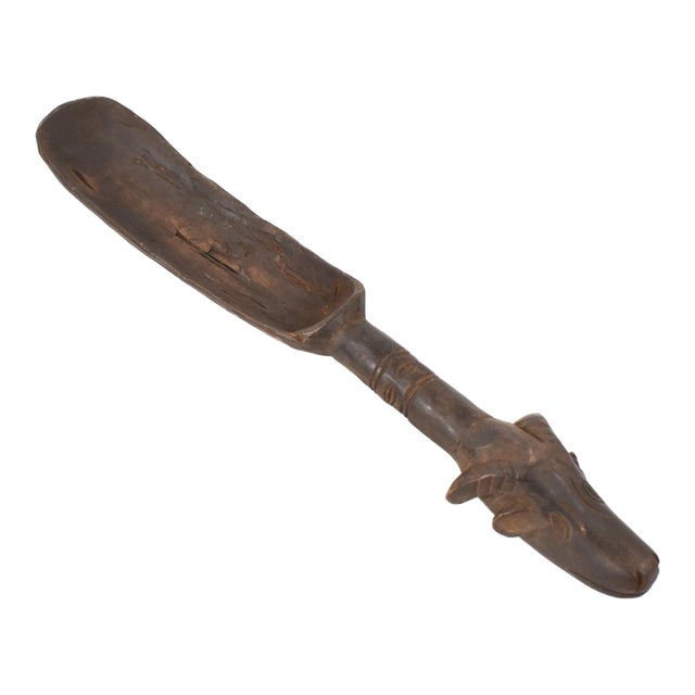 Early 20th Century Dan Wunkirile Ceremonial Spoon Côte d'Ivoire For Sale