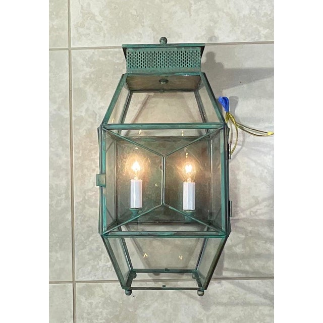 Elevate your home’s curb appeal or interior ambiance with this elegant vintage -inspired Solid Brass Wall Lantern Sconce....