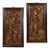 Hand-Carved Antique Wall Panels with Puppet Design - A Pair For Sale