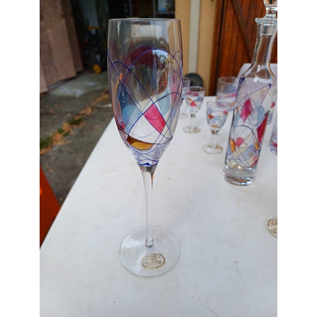 MF Service from Cristal De Paris, 1970 For Sale - Image 17 of 18