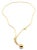 1990s Gurhan Vertigo Yellow Gold Lariat Beaded Spiral Necklace For Sale - Image 10 of 13