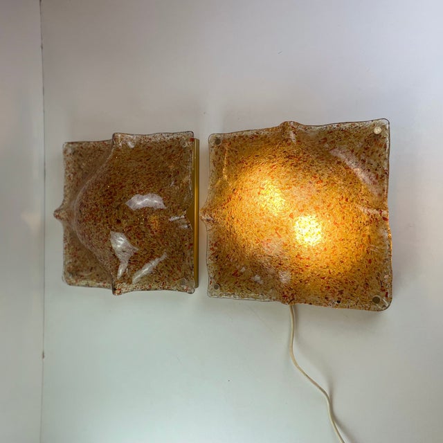 Murano Glass Ceiling Lamps, 1970s, Set of 2 For Sale - Image 16 of 18
