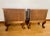 Mid 20th Century Pair of Carved Wood French Style Nightstands End Tables Figured Veneer Cabinets For Sale - Image 11 of 12