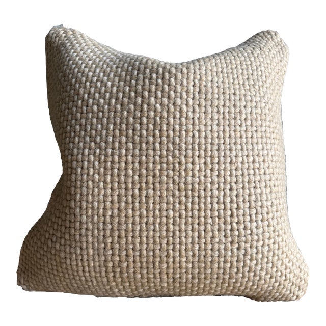 Amari Wool Pillow - Nude For Sale