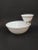 Vintage Indiana Milk Glass White Basketweave Chip & Dip Bowl with Clip & Lid Nos For Sale - Image 10 of 10