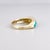 Vintage Modernist 14k Gold & Turquoise Cabochon Cocktail Ring For Sale - Image 12 of 14