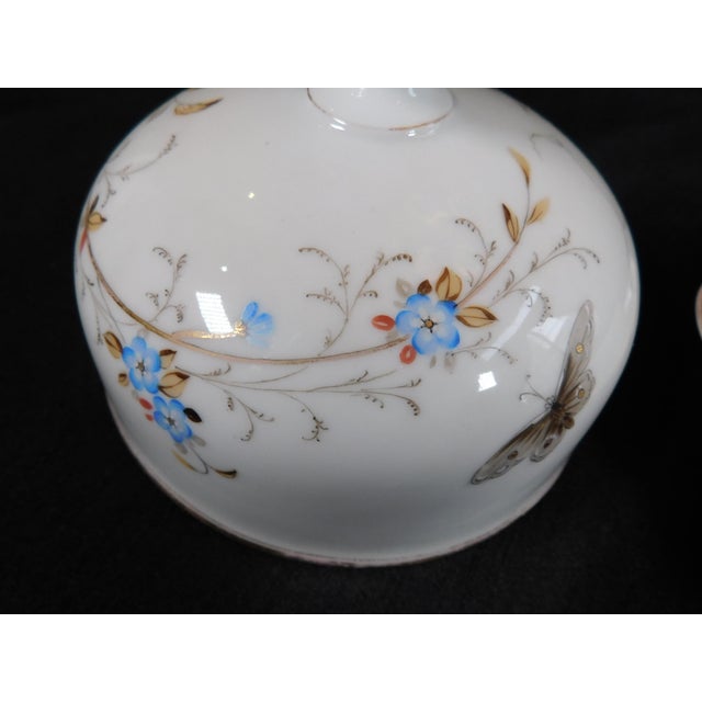 1970s 1970s White Unmarked Covered Cheese Dish For Sale - Image 5 of 6