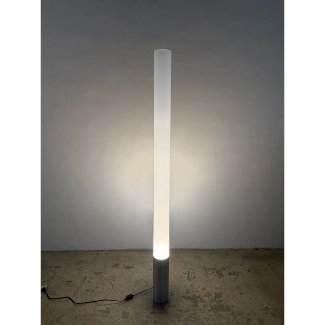 Pablo Pardo Elise Tubular Acrylic and Aluminum Floor Lamp for Pablo For Sale - Image 17 of 17