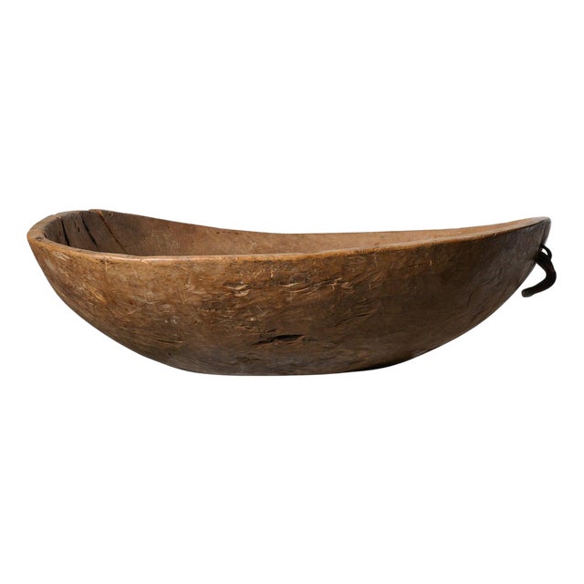 Large Northern Swedish Wooden Bowl in Birch Root, Mid-1700s For Sale