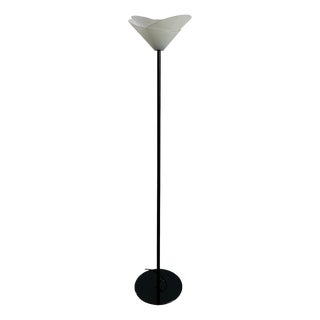 Vintage Glass Flower Floor Lamp from Mazzega, 1980s For Sale