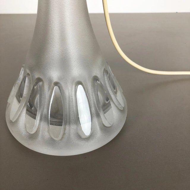 Metal German Metal and Glass Tulip Desk Light from Peill & Putzler, 1970s For Sale - Image 7 of 13