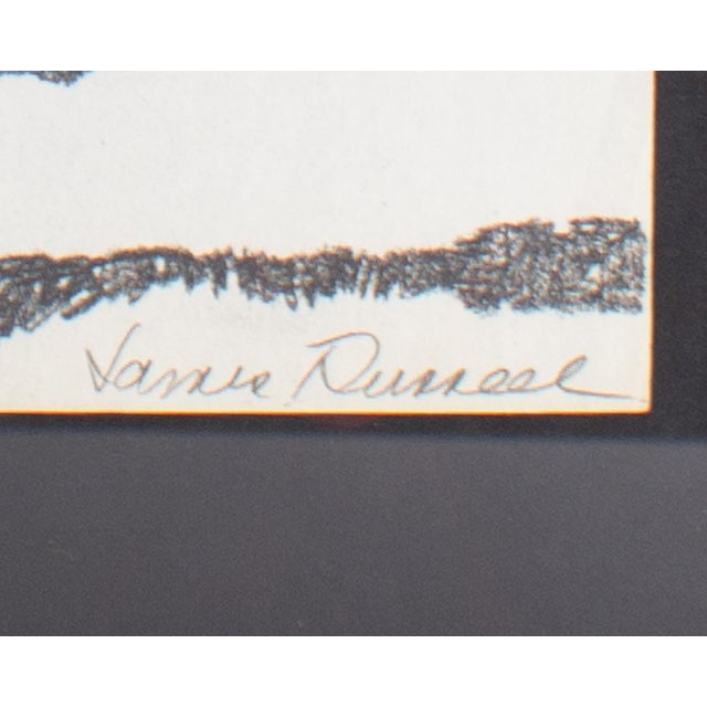 Paper “Up With Nothing” Graphite Drawing by James Spencer Russell For Sale - Image 7 of 8