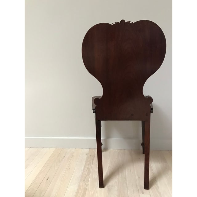 Early 19th Century William IV-Style English Hall Chair For Sale In Minneapolis - Image 6 of 6