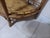 Vintage Faux Bamboo Console Table Hand Painted Chinoiserie Maitland Smith For Sale - Image 4 of 8