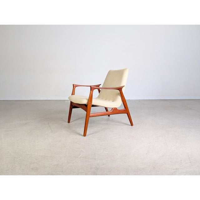 Teak Easy Armchair by Arne Hovmand-Olsen for Mogens Kold For Sale - Image 6 of 10