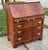 Victorian Antique Chippendale Flame Walnut Slant Front Secretary Desk For Sale - Image 3 of 17