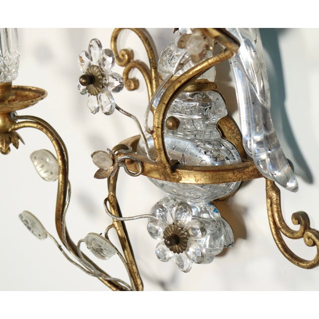 1970s Hollywood Regency Parrot Sconces Appliques by Banci Firenze , a Pair For Sale - Image 6 of 6