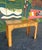 Palm beach chic desk or hall table ready to be used and cherished for years. Deep writing surface and two drawers with...