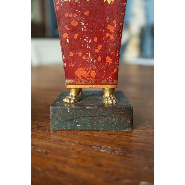 Enamelled Metal Flower Holders, France, 19th Century, Set of 2 For Sale - Image 5 of 9