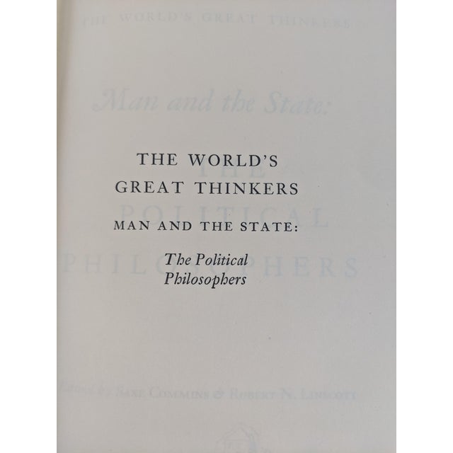 Vintage 1947 Random House “The World’s Great Thinkers” 4-Volume Boxed Set For Sale - Image 10 of 14